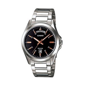 카시오 남성 메탈 손목 시계 MTP-1370D-1A2