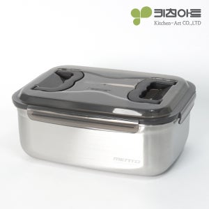 서울리빙 키친아트 멘토 스테인레스 김치통 핸디 4호 7L