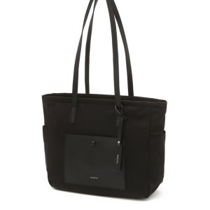 [헤지스 액세서리] [선물추천][라잇백] 블랙 심플 포켓 나일론 탑집 쇼퍼백 HIBA5F952BK