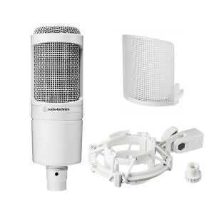 오디오테크니카 AT2020 CWH 스페셜 에디션 단일 지향성 콘덴서 마이크