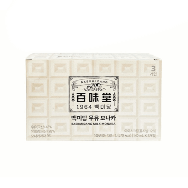 백미당 우유 모나카
