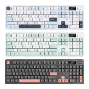 지클릭커 WK107 무선 기계식 그린 라이트 (제주바다, 37g)