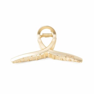 할렌 Minimal Ribbon Metal Hair Claw Clip (H026_Matt Gold)