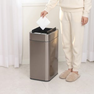 키친아트 [내일도착] 자동센서 모션감지 스마트 휴지통 20L 종량제 호환 냄새차단 KB-2025