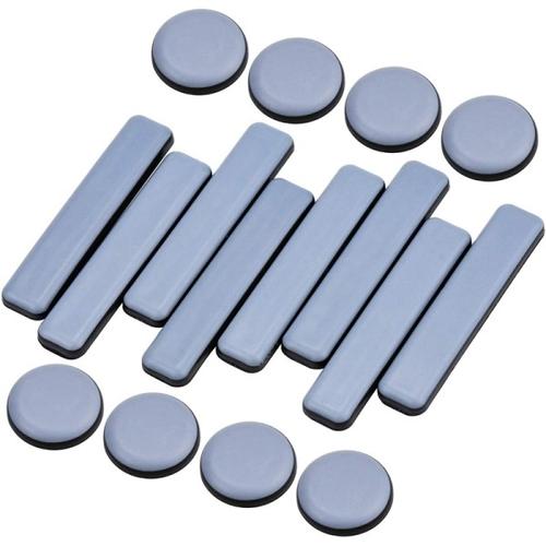 New-16피스 가구 <b>글라이드</b> PTFE 슬라이더 자기 접착 <b>성</b> 세트 용 라운드 스퀘어 Easy Movers