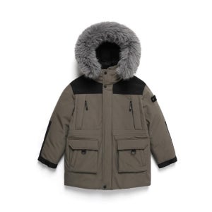 내셔널지오그래픽 키즈 키즈 K244UDW240 어드벤처 오거스틴 덕 다운 점퍼 DKHAKI