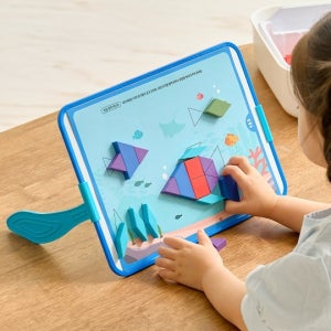 ☆신규 워크지 출시☆ 베어블리 자석 보드 칠교 놀이 (+정리함)