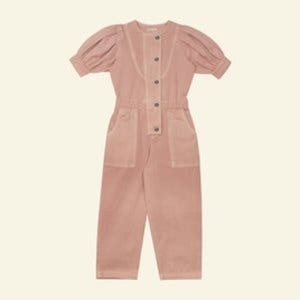 더뉴소사이어티 핑크 루이사 점프수트 12-14y