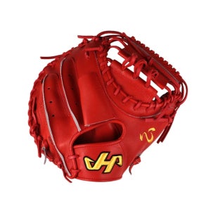 하타케야마 M8 DW27 경식 오더 포수미트 (박동원 선수모델) 레드 003