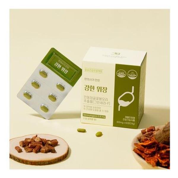 일상건강프로젝트 강한위장 <b>인동덩굴꽃봉오리추출물 그린세라F</b> 60정 월분