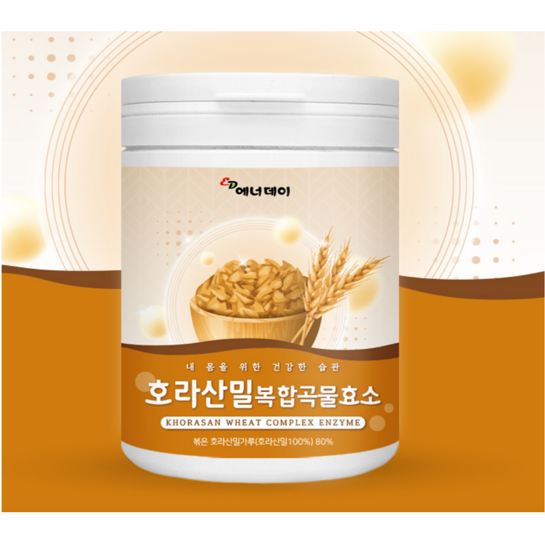 호라산밀 복합 효소 분말 아밀라아제 프로테아제 함유 230g x 3통  3개