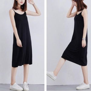 [모노무드] 모노무드 면 원피스 여자 봄 여름 이너원피스 몸매 드러나는 옷