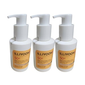 일리윤 저자극 이지워시 선크림 150ml 3개