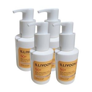 일리윤 저자극 이지워시 선크림 150ml 4개