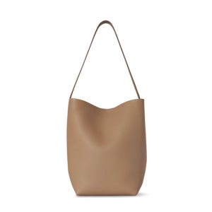 더로우 미디움 토트백 다크 토프 여성 NS 파크 레더 W1313 L129 DAT