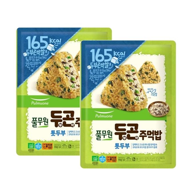 <b>풀무원</b> 두곤 주먹밥 톳두부  475g  2개