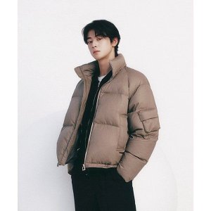 리버클래시 [차은우 PICK] LJF22210 다크베이지 경량 구스 숏다운