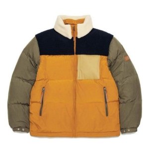 패딩 XQC K1423LDJC6ORG 어패럴 브라우니 컬러블럭 다운 자켓 ORANGE