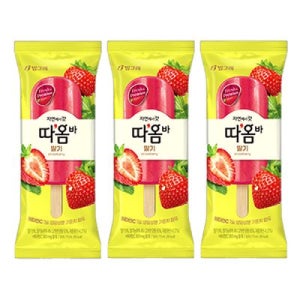 빙그레 따옴바 딸기 40개 따옴 딸기 맛 아이스크림 따옴아이스크림 딸기아이스크림 막대아이스