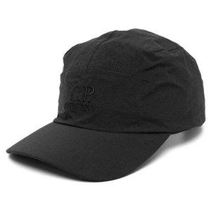 [CP COMPANY](명품) CP 25SS 자수 로고 캡모자 블랙 18CMAC225A 110188A 999