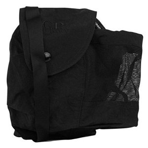 [CP COMPANY](명품) CP 25SS 자수 로고 미니 숄더크로스백 블랙 18CMAC176A 110188G 999