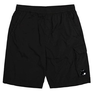[CP COMPANY](명품) CP 25SS 렌즈 와펜 버뮤다 카고팬츠 블랙 18CMBE041A 005904G 999
