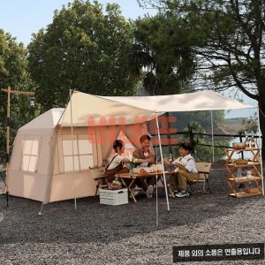 그늘막 에에텐트 4-8인용 터널형에어텐트 캠핑장비 야외텐트
