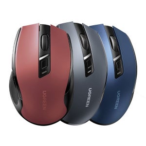 유그린 🖱️ 듀얼모드 무소음 무선 블루투스 마우스 4000DPI MU006