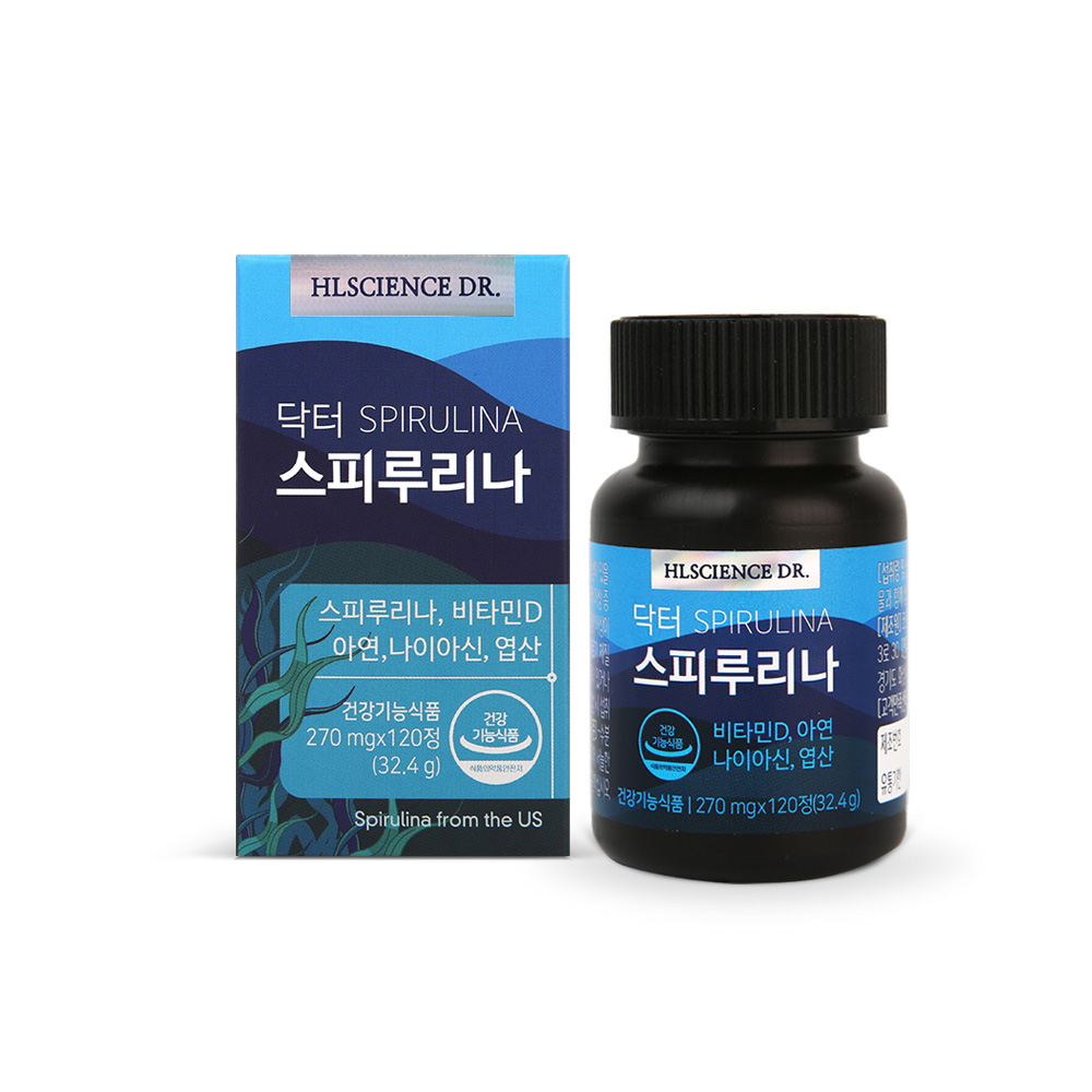 닥터 스피루리나 하와이안 스피루리나  120정  1박스