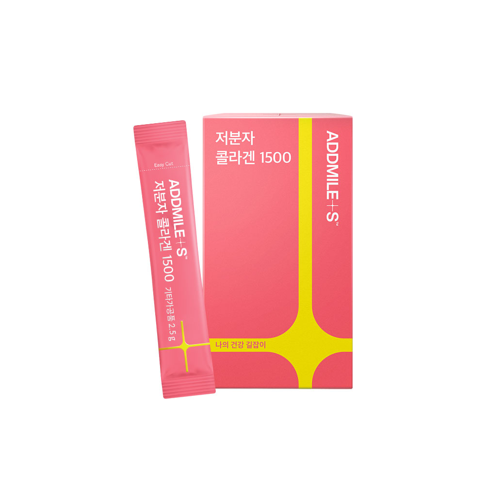 <b>애드마일스</b> 저분자 <b>피쉬 콜라겐</b>1500 히알루론산 2. 30포