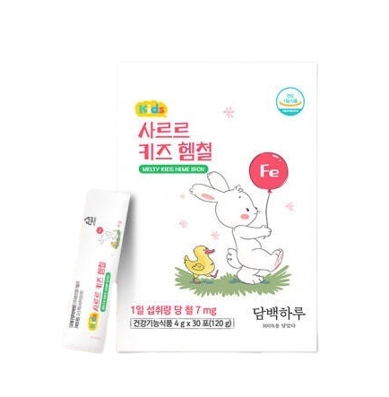 담백하루 사르르 키즈 헴철 4g x 30포, 1개