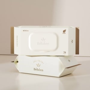 [베베앙] 베베앙 75gsm 프리미엄 골드 물티슈 캡형 70매 20팩