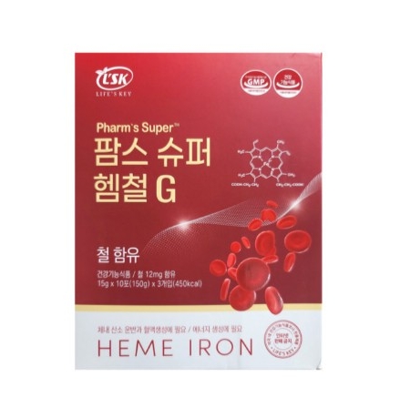 <b>팜스 슈퍼 헴철</b> G 15g x 30포, 1개