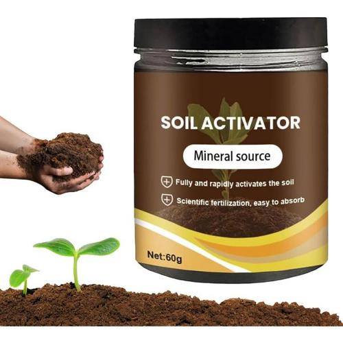 토양 활성화 120g 2025년 새로운 활성화제 및 재배 정원용 <b>식물</b> 화분 <b>혼합물</b>60g