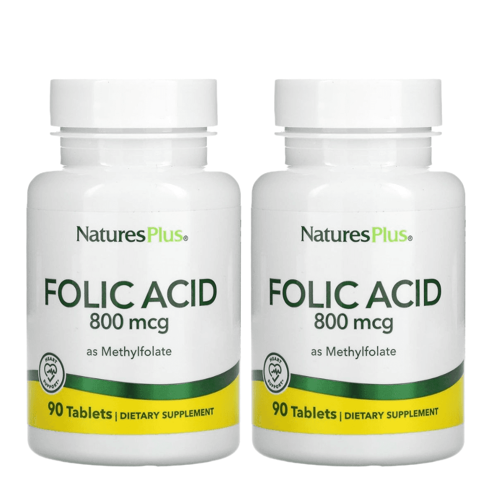 [1+1] 4세대 활성엽산 <b>네이처스플러스</b> 메틸엽산 800mcg 90정 2팩 임산부 <b>임신</b>준비 남자엽산  1개