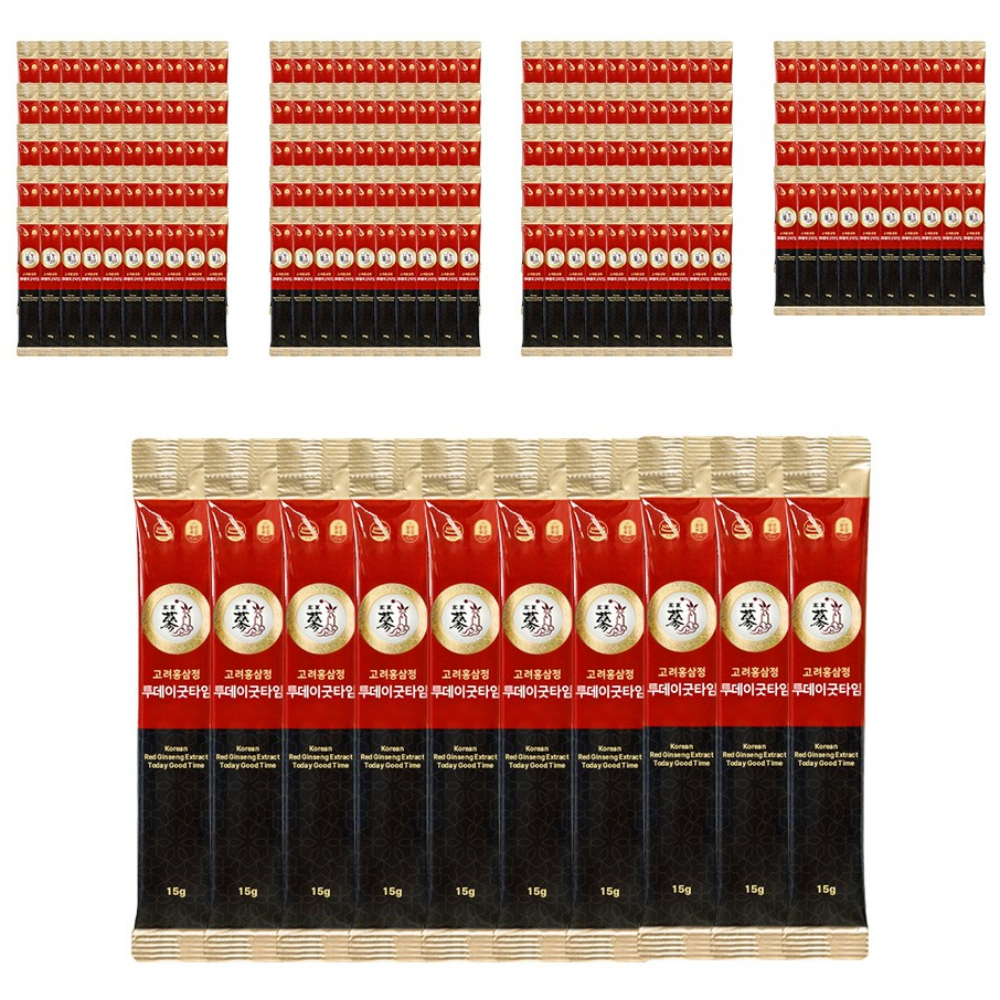 풍년보감 고려홍삼정 진액 <b>투데이굿타임</b> 홍삼스틱 <b>15g</b> x 300포 벌크포장  4.5kg  1개