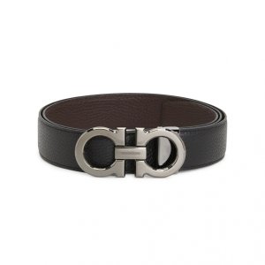 살바토레 페라가모 FERRAGAMO 간치니 남성 양면 벨트 67 9710 022 0689134 (프리컷팅)