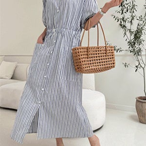 로렌 스트라이프 원피스