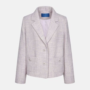 [키이스] 체크 트위드 자켓 KE23S1FRJ5821