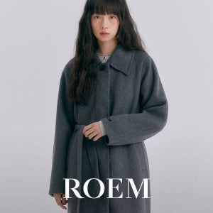 [로엠] (울72%)벨티드 맥코트_RMJHE4VR01