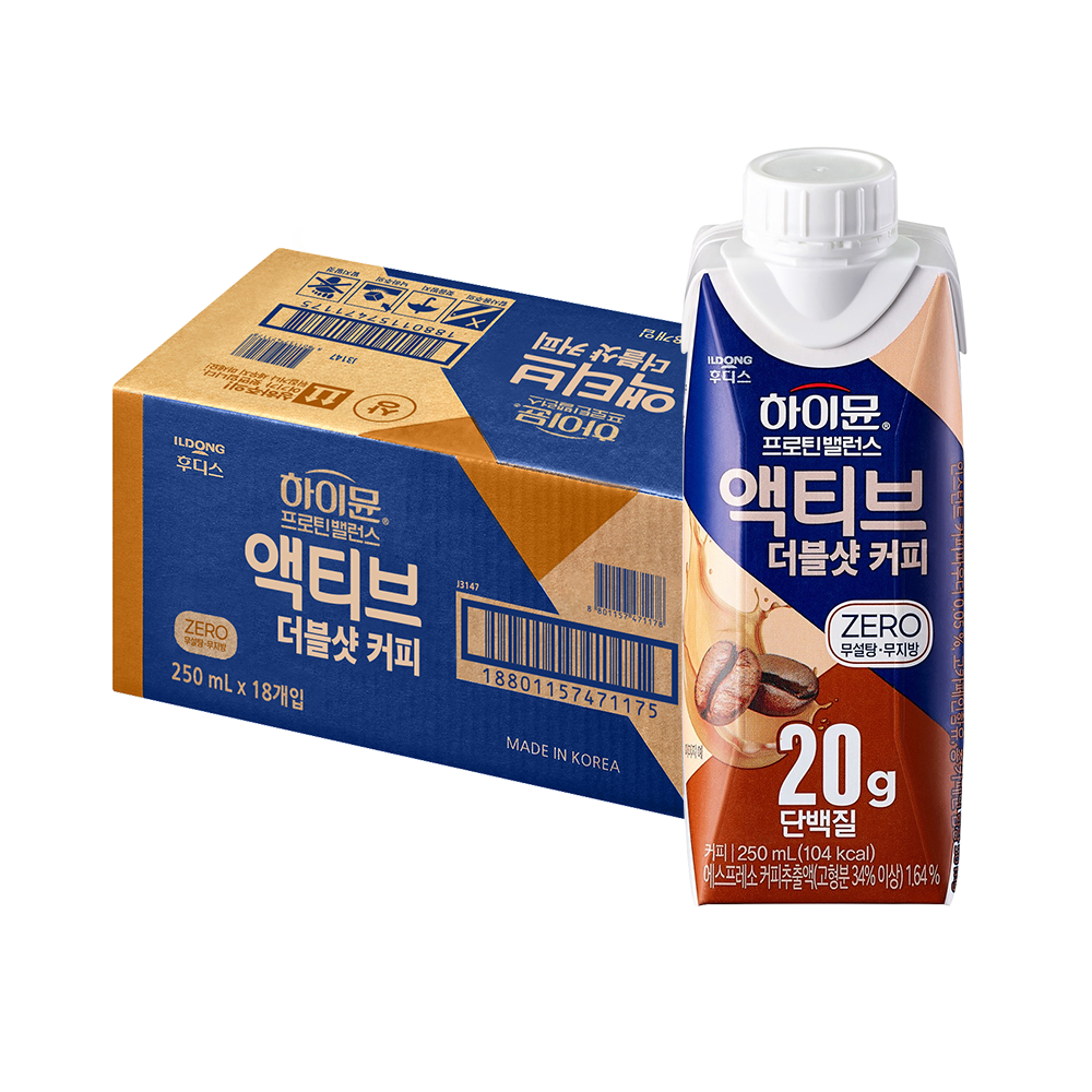 하이뮨 프로틴밸런스 액티브 더블샷 커피 성분 분석