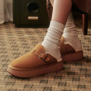 버클 윈터 슬리퍼 412443002 (4cm/1color)