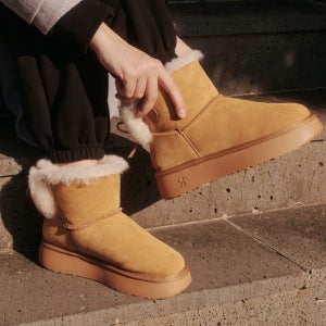 SAC 퍼 리본 윈터부츠 412446016 (5cm/1color)