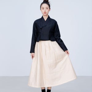 애착 한복 포근 텐셀 치마, haejin 혜진한복