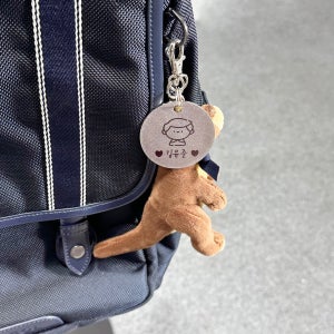 맞춤 제작 미아방지키링 각인 네임택 인식표 이름표 , MMCM