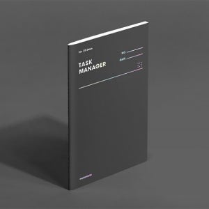 모트모트 스터디플래너 태스크 매니저 31DAYS 다크호스 스케줄러/ 125*198mm