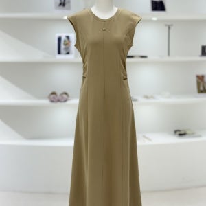 [듀엘] 여성 슬림 라인 셔링 포인트 롱원피스 (L252PSE035)