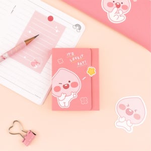 [카카오프렌즈] 카카오 리틀프렌즈 러블리 4단 점착메모지 어피치