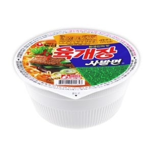 농심 육개장 사발면컵 6개입