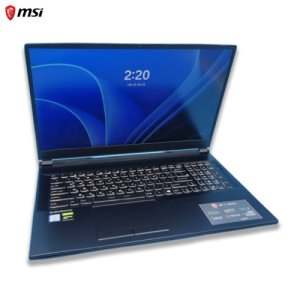 리퍼비시 MSI i7 9TH RAM 32GB GTX 1660Ti 17인치 대화면 게이밍 리퍼 노트북